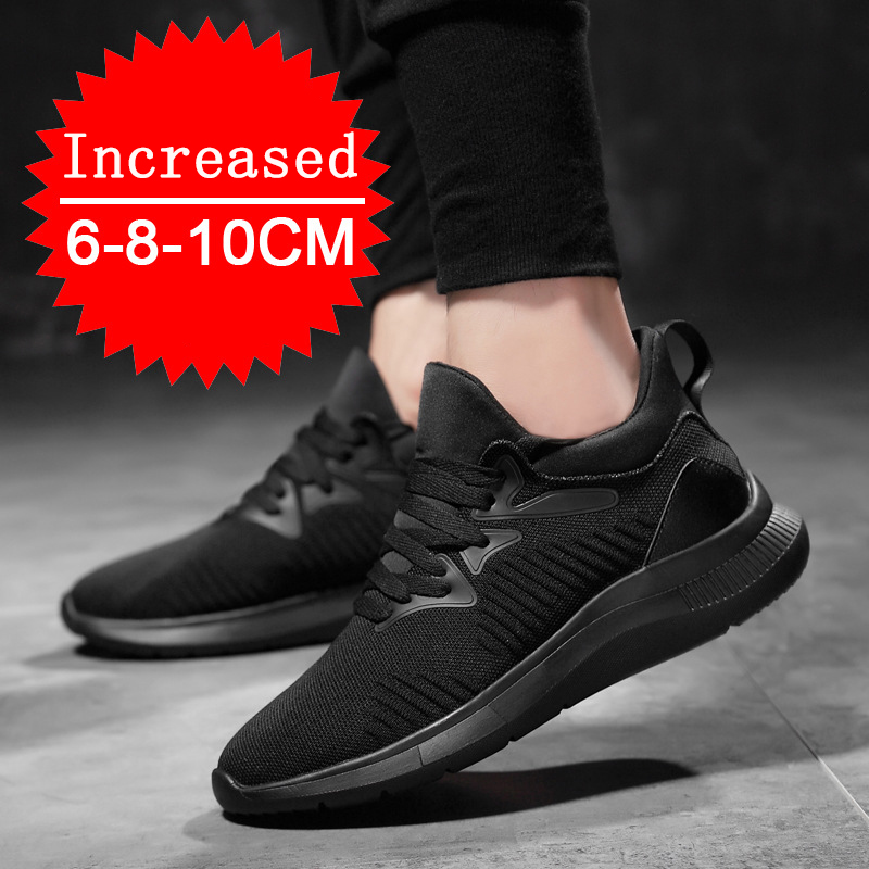 Men Shoes Size Chart - Novos homens tênis elevador sapatos aumento