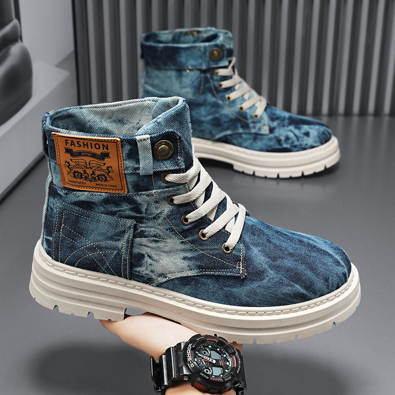Canvas Sneaker High - Tênis Masculino Cano Alto Primavera 2026: