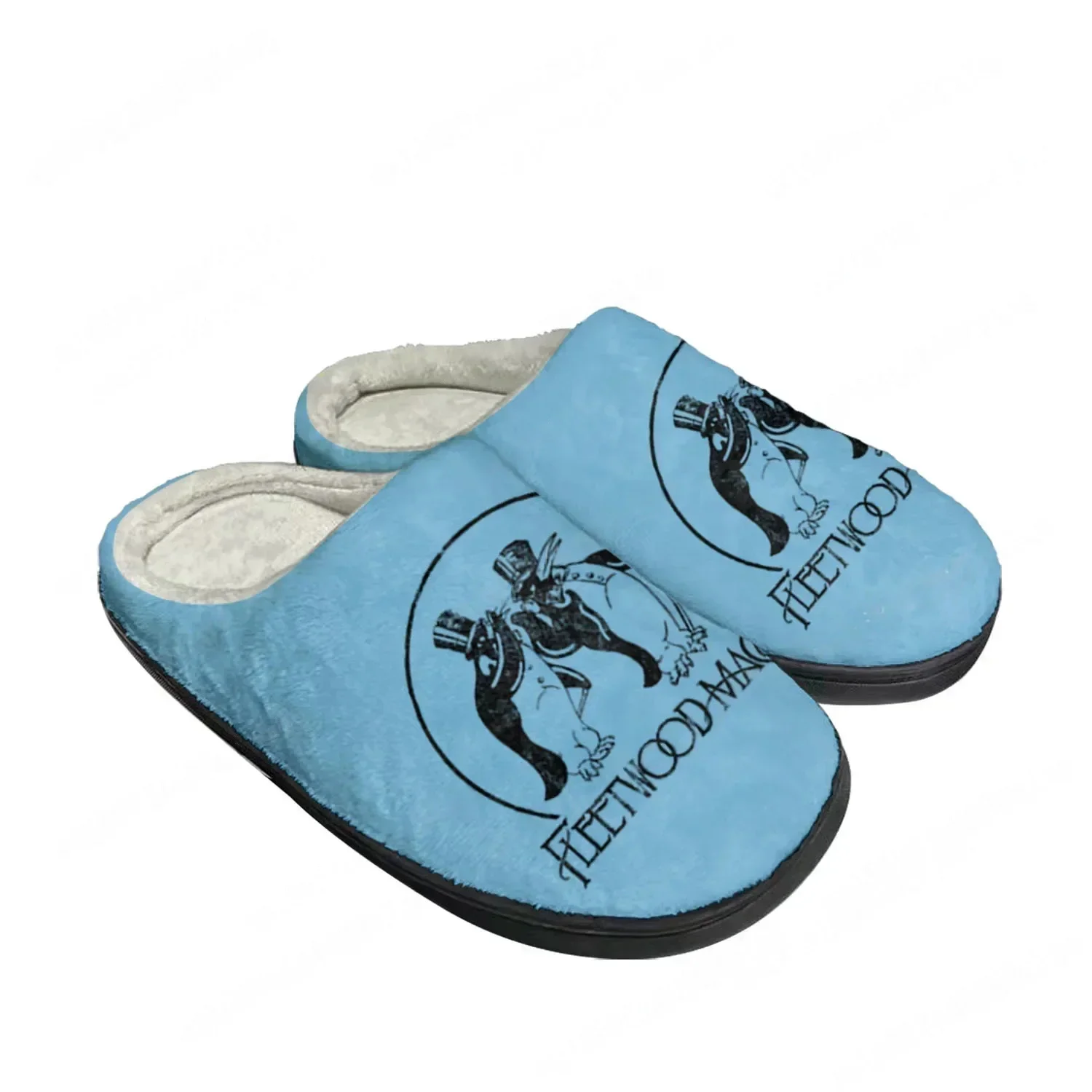 Men Shoes Black - Chinelo Térmico de Algodão Personalizado Fleetwood