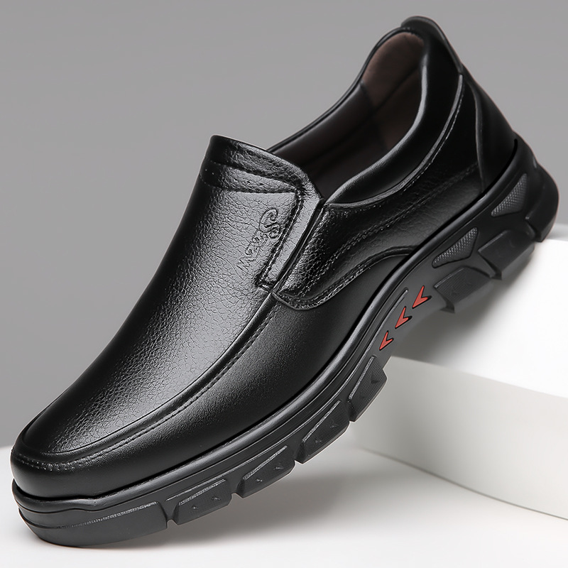 Boat Shoe Leather - Mocassins masculinos de couro genuíno tamanho