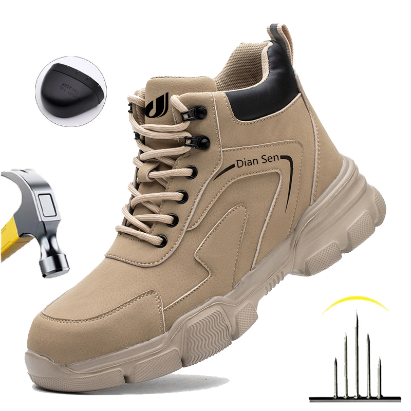 Work Boot Steel Toe - Botas de Trabalho Masculinas com Biqueira