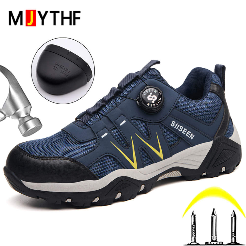 Work Boot Steel Toe - Sapatos de segurança masculinos de alta