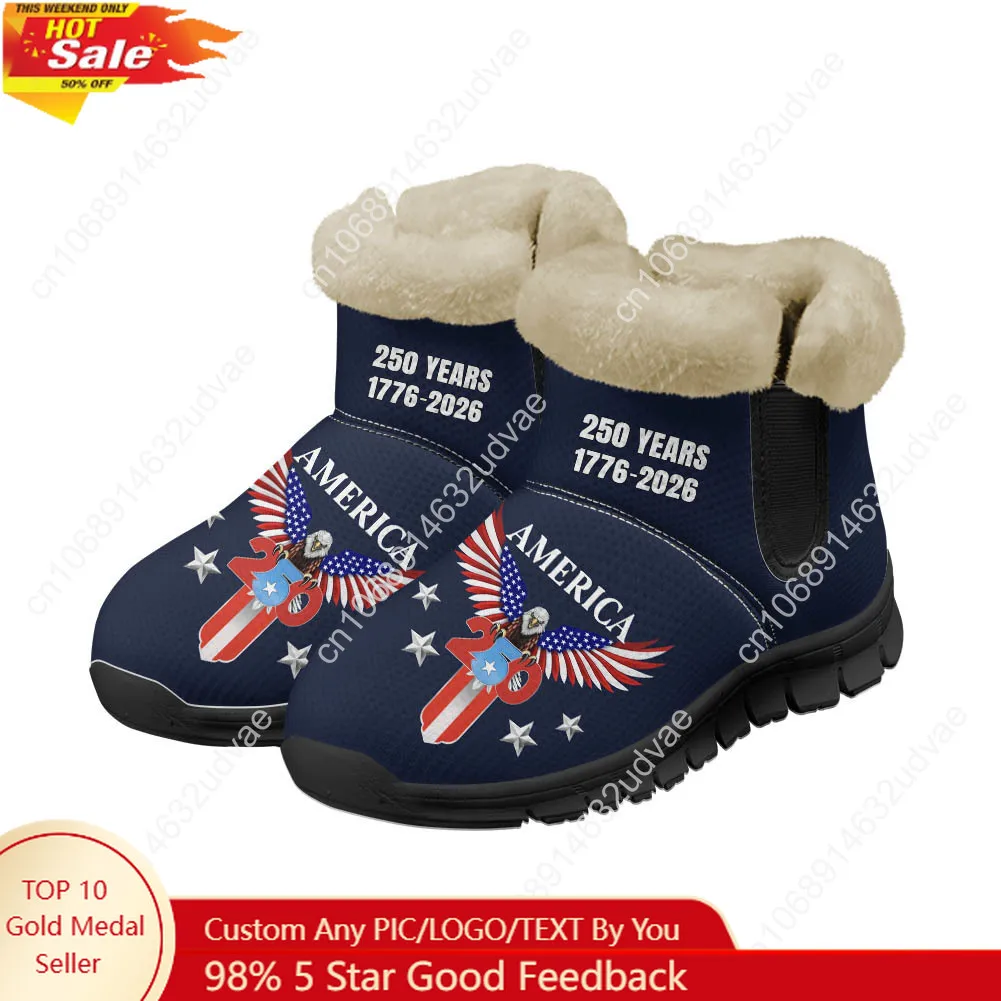 Men Shoes Black - Tênis de Pelúcia Personalizados para o