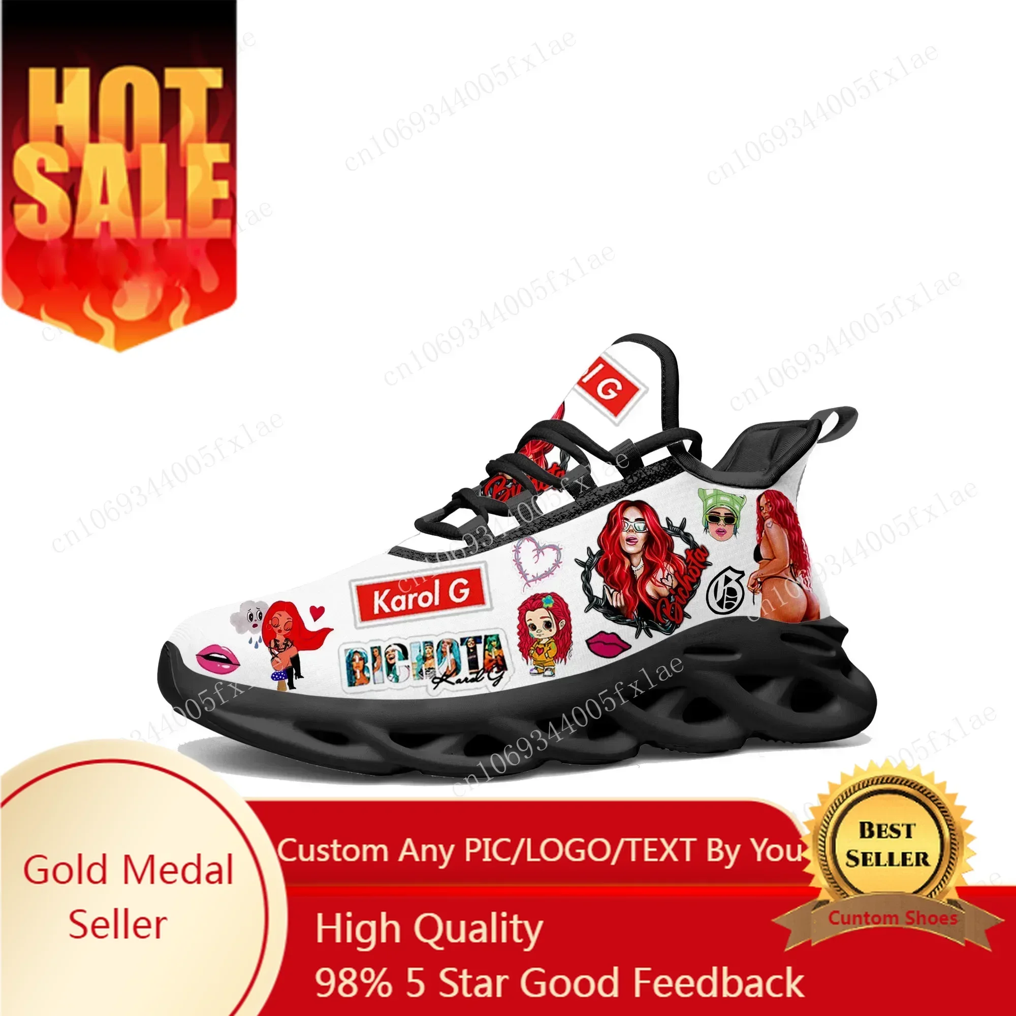 Men Shoes Black - Tênis Karol G Bichota Flats para
