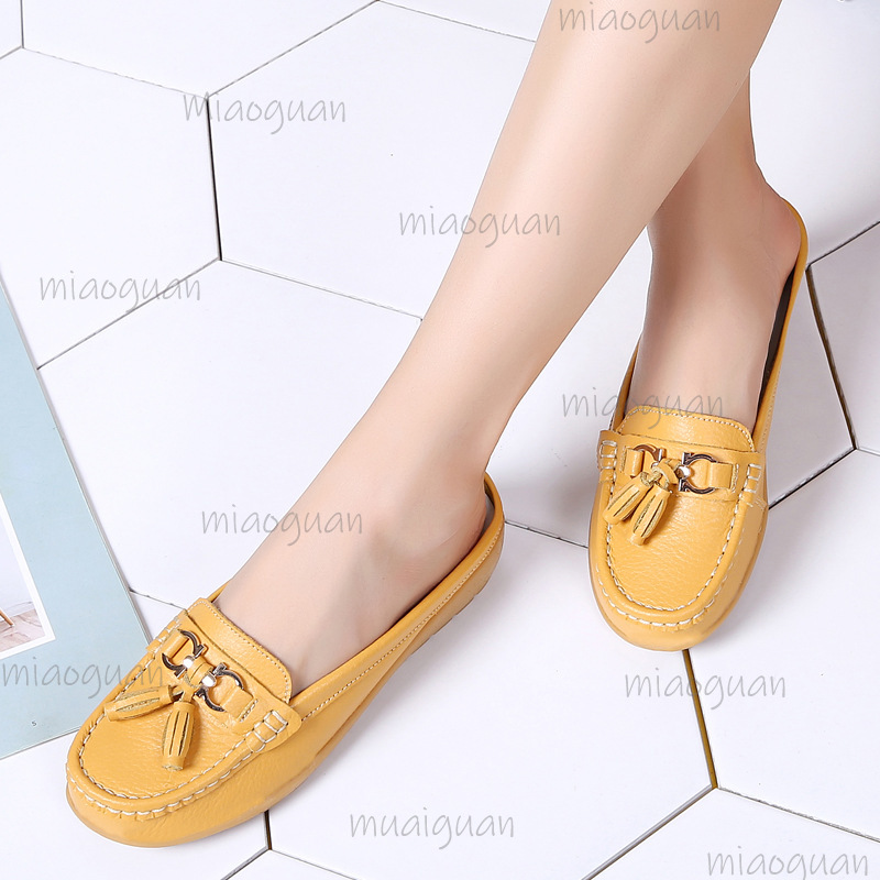 Boat Shoe Leather - Mocassins de Couro com Franjas para