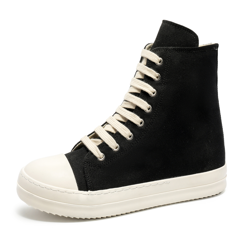 Canvas Sneaker High - Tênis Masculinos Populares, Sapatos Casuais Masculinos,