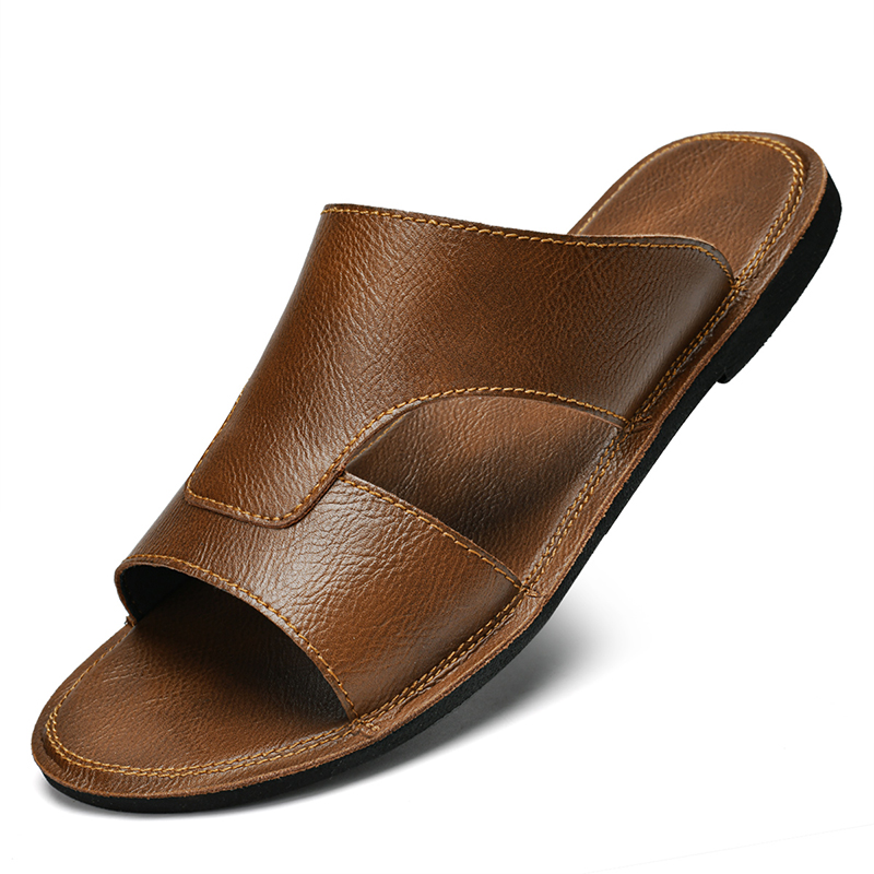 Men Shoes Black - Chinelos Masculinos Pretos e Marrons de