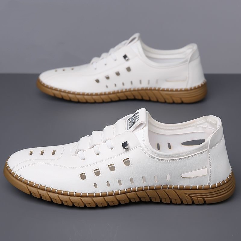 Boat Shoe Leather - Sapatos Casuais Masculinos de Couro para