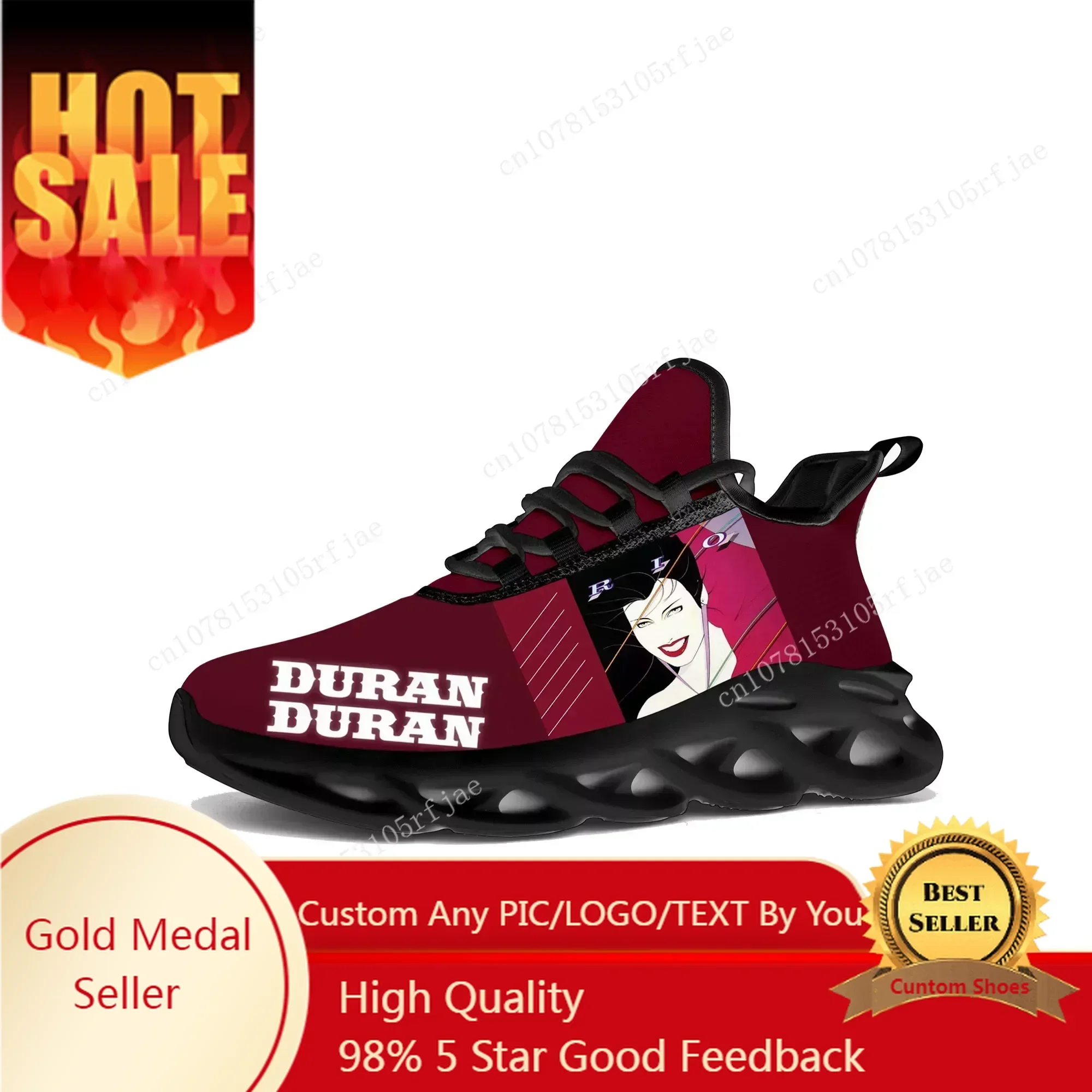 Men Shoes Black - Tênis Duran Duran para Homens e