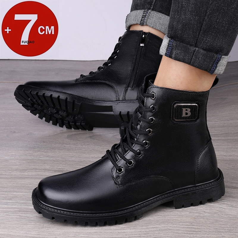 Botas de elevador de couro gen - Men Shoes Size Chart avaliação e preço
