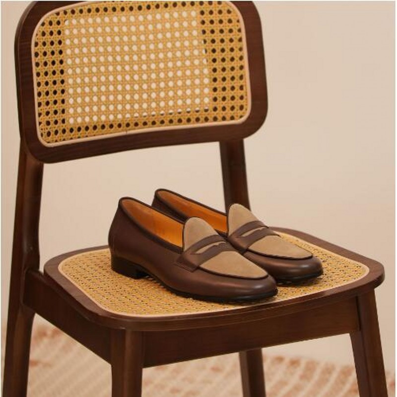 Estilo britânico homens mocass - Boat Shoe Leather avaliação e preço