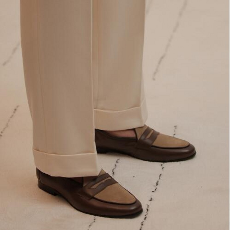 Estilo britânico homens mocass - Boat Shoe Leather avaliação e preço