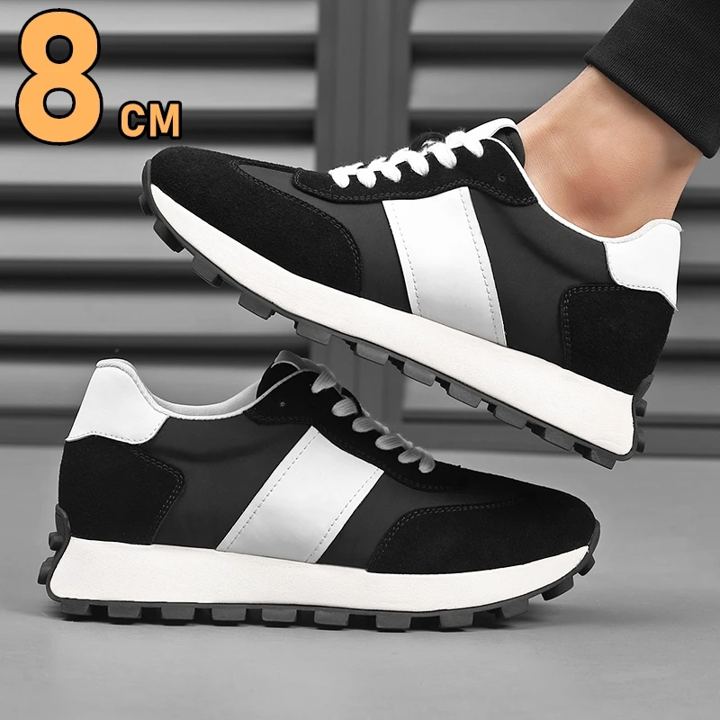Homem elevador tênis casuais c - Men Shoes Size Chart avaliação e preço