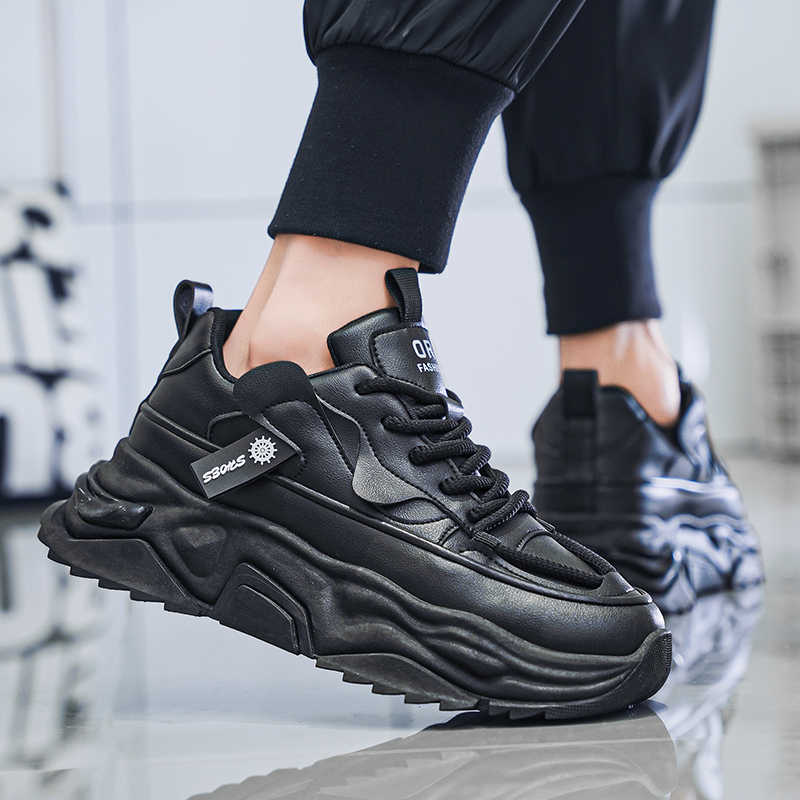 Tênis Esportivo Masculino Plat - Men Shoes Black avaliação e preço