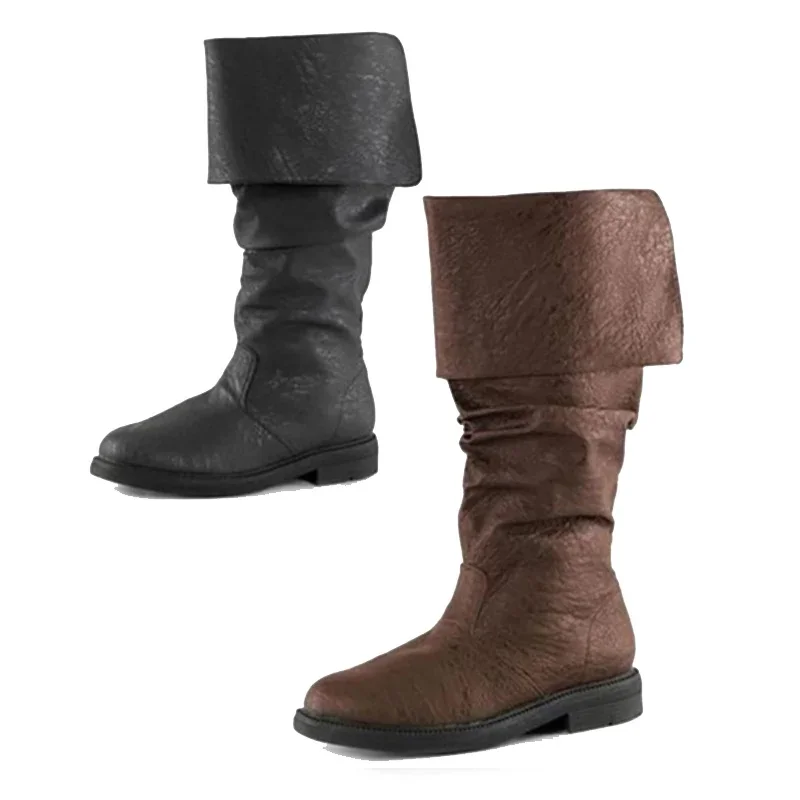 Botas medievais masculinas cav - Men Shoes Size Chart avaliação e preço