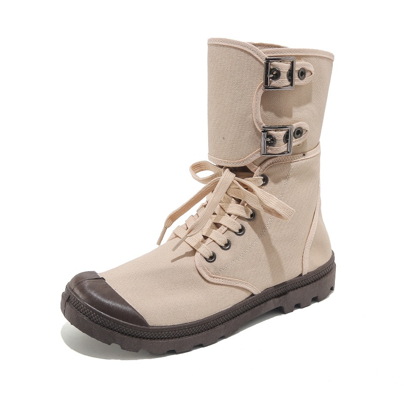 Botas masculinas de lona de ca - Canvas Sneaker High avaliação e preço