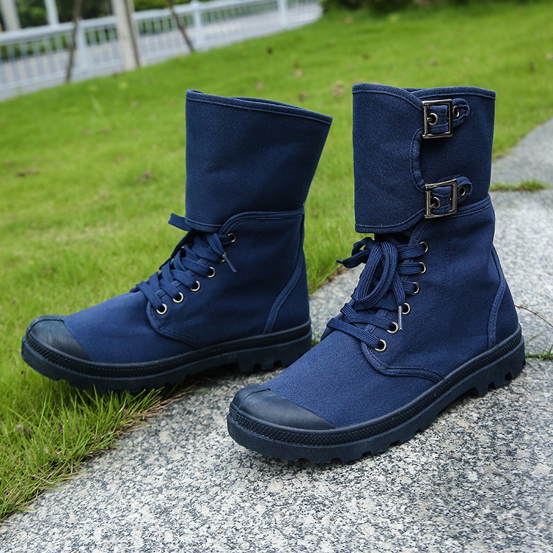 Botas masculinas de lona de ca - Canvas Sneaker High avaliação e preço