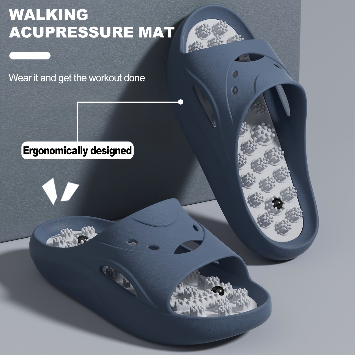 Chinelos de Massagem EVA para  - Men'S Shoes To Women'S Size avaliação e preço