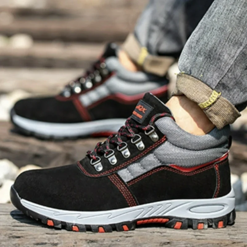 Botas de segurança masculinas  - Work Boot Steel Toe avaliação e preço