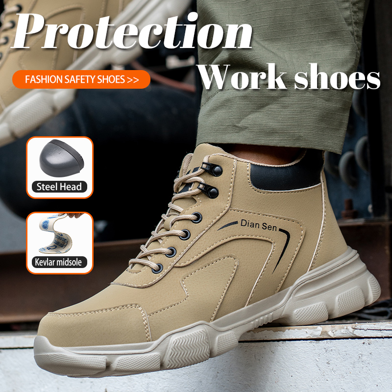 Botas de Trabalho Masculinas c - Work Boot Steel Toe avaliação e preço