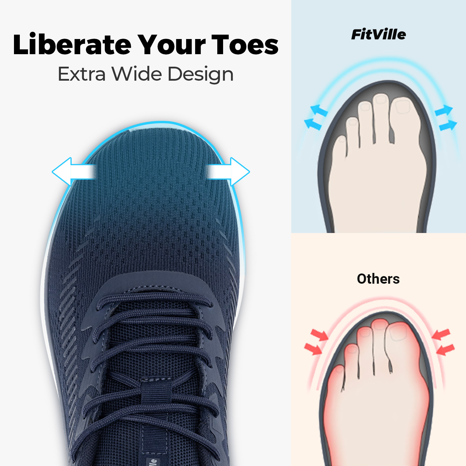 Tênis Masculino FitVille Leve  - Men Shoes Size Chart avaliação e preço