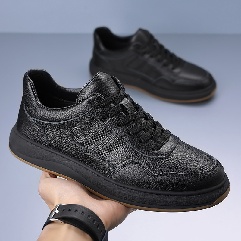 Sapatos casuais de couro genuí - Boat Shoe Leather avaliação e preço