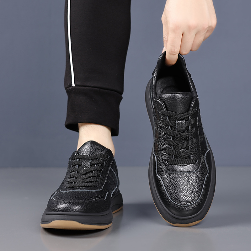 Sapatos casuais de couro genuí - Boat Shoe Leather avaliação e preço