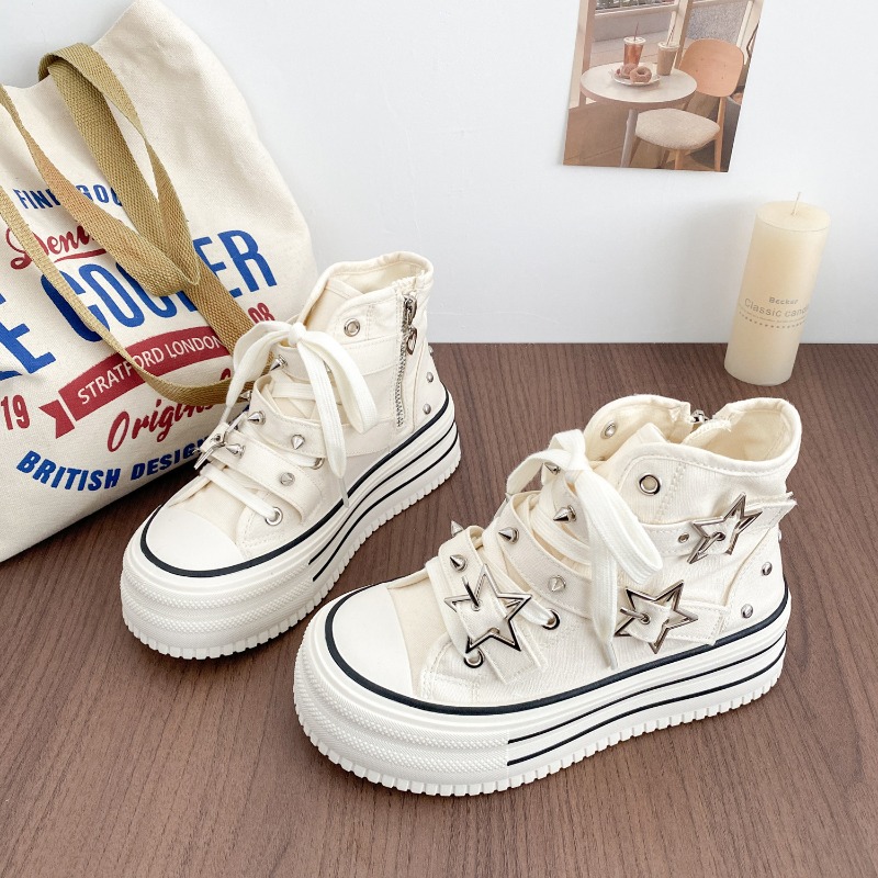 Tênis Chunky Feminino Nova Ver - Canvas Sneaker High avaliação e preço