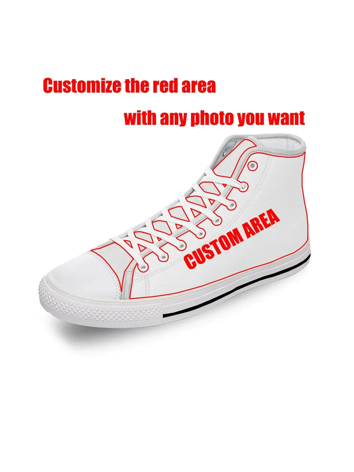 Tênis Cano Alto Personalizados - Men Shoes Name avaliação e preço