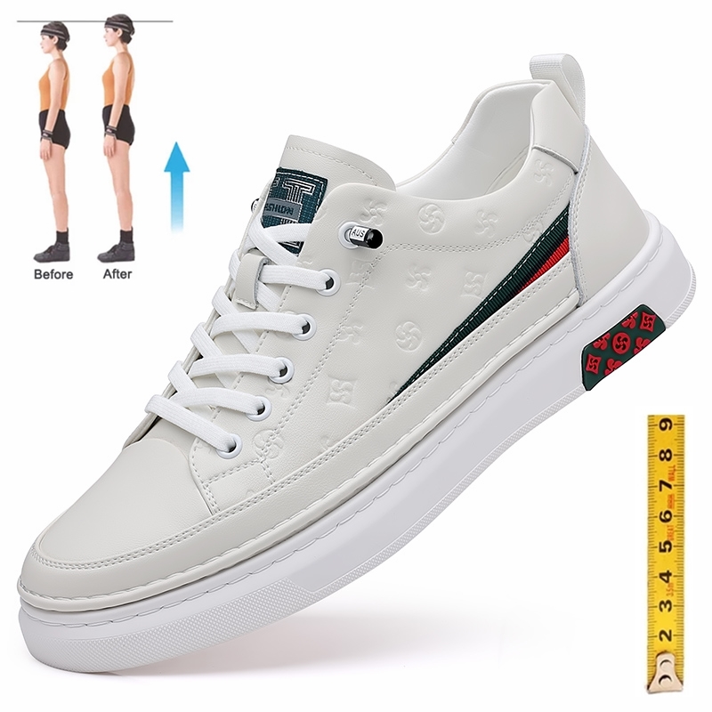 Calçado elevador de couro genu - Men Shoes Size Chart avaliação e preço