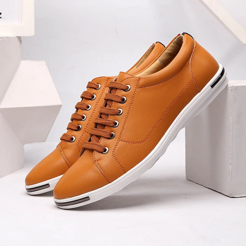 Homens Size38-48 casual respir - Boat Shoe Leather avaliação e preço