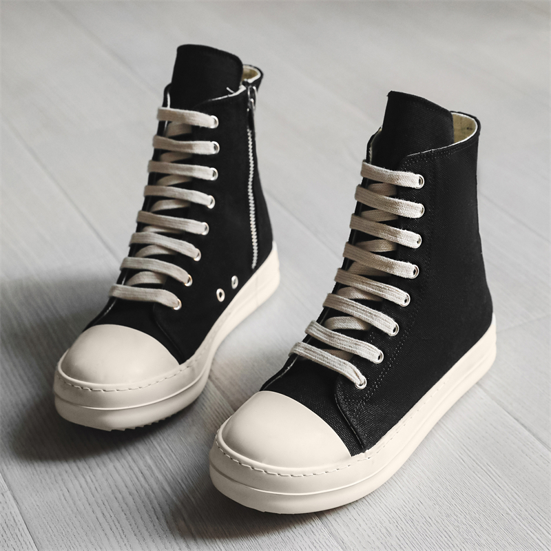 Tênis Masculinos Populares, Sa - Canvas Sneaker High avaliação e preço