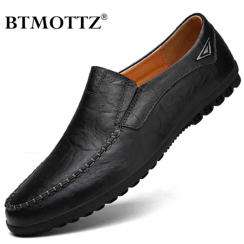 Homens de couro genuíno sapato - Boat Shoe Leather avaliação e preço