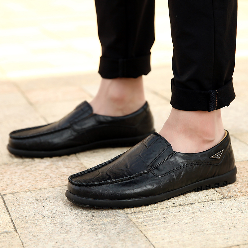 Homens de couro genuíno sapato - Boat Shoe Leather avaliação e preço