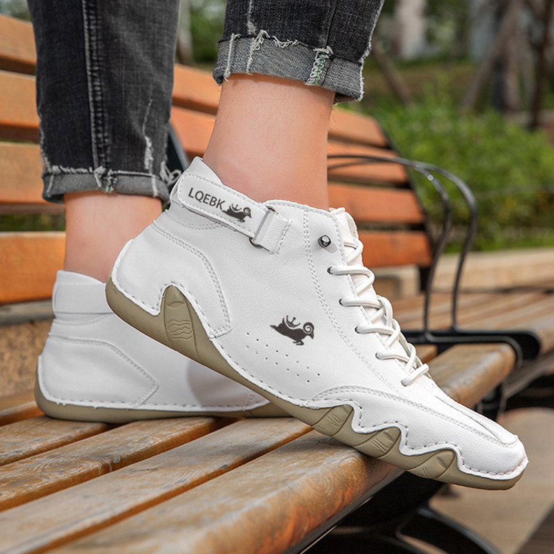 Sapatos de couro para homens t - Boat Shoe Leather avaliação e preço